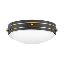 Load image into Gallery viewer, Oliver Flush Mount Ceiling Light in Black (Medium).