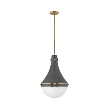 Load image into Gallery viewer, Oliver Pendant Light in Dark Matte Grey (Medium).