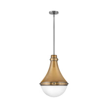 Load image into Gallery viewer, Oliver Pendant Light in Heritage Brass (Medium).