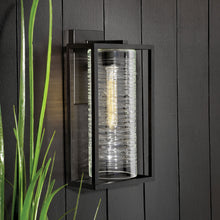 Load image into Gallery viewer, Pax Outdoor Wall Light in Exhibition.