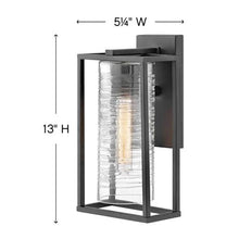 Load image into Gallery viewer, Pax Outdoor Wall Light - line drawing.