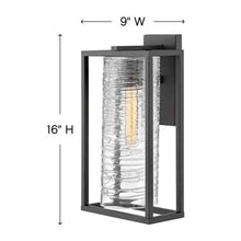 Load image into Gallery viewer, Pax Outdoor Wall Light - line drawing.