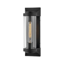 Load image into Gallery viewer, Pearson Outside Area Wall Light in Medium/Textured Black.