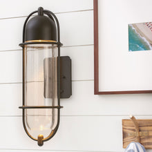 Load image into Gallery viewer, Perry Outside Area Wall Light in living room.