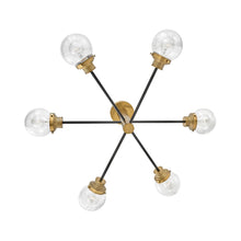 Load image into Gallery viewer, Poppy Semi-Flush Mount Ceiling Light in Detail.