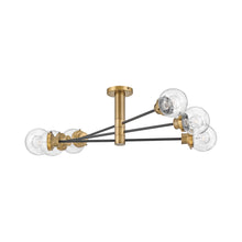 Load image into Gallery viewer, Poppy Semi-Flush Mount Ceiling Light in Detail.