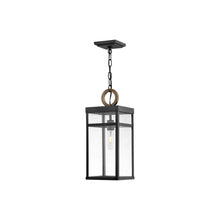 Load image into Gallery viewer, Porter Outside Area Pendant Light in Medium/Black.