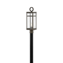 Load image into Gallery viewer, Porter Outside Area Post Light in Oil Rubbed Bronze/Led.