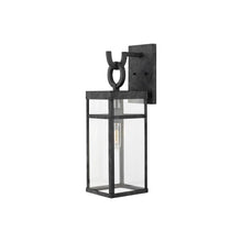 Load image into Gallery viewer, Porter Outside Area Wall Light in Medium/Aged Zinc.