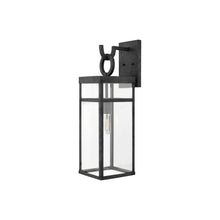 Load image into Gallery viewer, Porter Outside Area Wall Light in Large/Aged Zinc.
