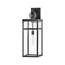 Load image into Gallery viewer, Porter Outside Area Wall Light in X-Large/Black.