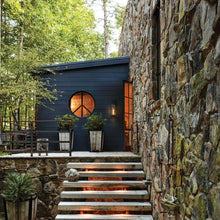 Load image into Gallery viewer, Porter Outdoor Wall Light in Outside Area.
