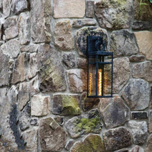 Load image into Gallery viewer, Porter Outdoor Wall Light in Outside Area.