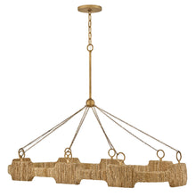 Load image into Gallery viewer, Raffi LED Linear Pendant Light in Detail.