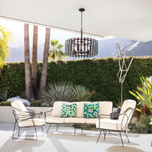 Load image into Gallery viewer, Reid Outdoor Pendant Light Outside Area.