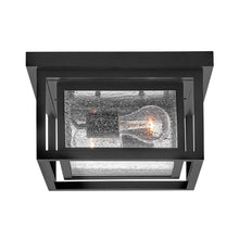 Load image into Gallery viewer, Republic Outdoor Flush Mount Ceiling Light in Detail.