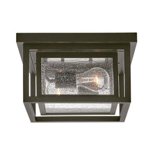 Load image into Gallery viewer, Republic Outdoor Flush Mount Ceiling Light in Detail.