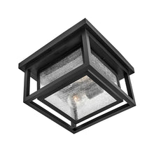 Load image into Gallery viewer, Republic Outdoor Flush Mount Ceiling Light in Detail.