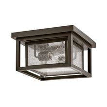Load image into Gallery viewer, Republic Outdoor Flush Mount Ceiling Light in Detail.