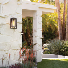 Load image into Gallery viewer, Republic Outdoor Wall Light in Outside Area.