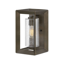 Load image into Gallery viewer, Rhodes Outdoor Wall Light in Small/Warm Bronze.