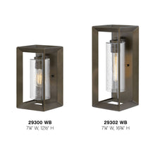 Load image into Gallery viewer, Rhodes Outdoor Wall Light in Detail.