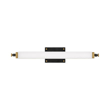 Load image into Gallery viewer, Rollins Led Bath Vanity Light in Heritage Brass (Medium).