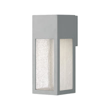 Load image into Gallery viewer, Rook Outside Area Led Wall Light in Titanium/Medium.