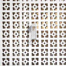 Load image into Gallery viewer, Rook Outdoor LED Wall Light in Outside Area.