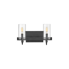 Load image into Gallery viewer, Ryden Bath Vanity Light in Black (2-Light).