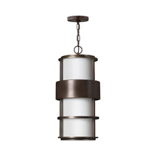 Load image into Gallery viewer, Saturn Outside Area Pendant Light in Metro Bronze.