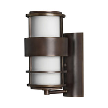 Load image into Gallery viewer, Saturn Outside Area Wall Light in Satin Black.