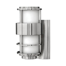 Load image into Gallery viewer, Saturn Outside Area Wall Light in X-Small/Stainless Steel.