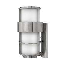 Load image into Gallery viewer, Saturn Outside Area Wall Light in Large/Stainless Steel.