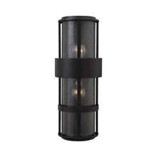 Load image into Gallery viewer, Saturn Outside Area Wall Light in X-Large/Satin Black.