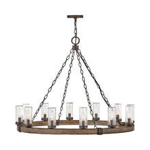 Load image into Gallery viewer, Sawyer Outdoor Chandelier in Sequoia (12-Light).