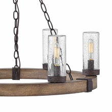 Load image into Gallery viewer, Sawyer Outdoor Chandelier in Detail.