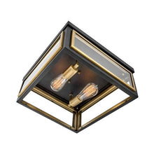 Load image into Gallery viewer, Shaw Flush Mount Ceiling Light in Detail.