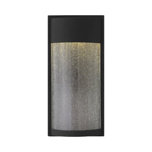 Load image into Gallery viewer, Shelter Outside Area Wall Light in Large Half-Round/Black.