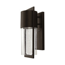 Load image into Gallery viewer, Shelter Outside Area Wall Light in Small Round/Buckeye Bronze.