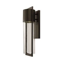 Load image into Gallery viewer, Shelter Outside Area Wall Light in Medium Round/Buckeye Bronze.