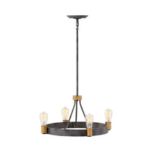 Load image into Gallery viewer, Silas Chandelier in Aged Zinc.