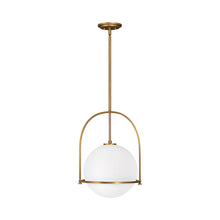 Load image into Gallery viewer, Somerset Pendant Light in Large/Heritage Brass.