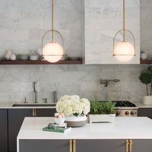 Load image into Gallery viewer, Somerset Pendant Light in dining room.