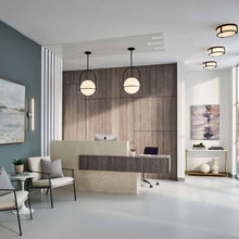 Load image into Gallery viewer, Somerset Pendant Light in office.