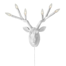 Load image into Gallery viewer, Stag indoor Wall Light in Detail.