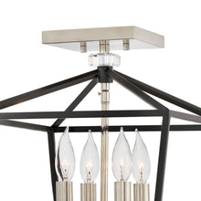 Load image into Gallery viewer, Stinson Semi-Flush Mount Ceiling Light in Detail.
