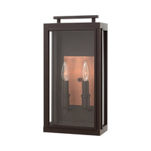 Load image into Gallery viewer, Sutcliffe Outdoor Wall Light in Oil Rubbed Bronze (2-Light).
