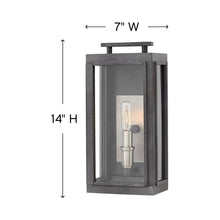 Load image into Gallery viewer, Sutcliffe Outdoor Wall Light - line drawing.
