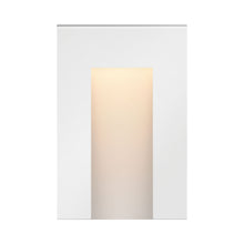 Load image into Gallery viewer, Taper Led Deck Light in Vertical/Satin White.